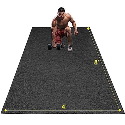 BesWin Large Exercise Mat, 8' x 4'x 1/4