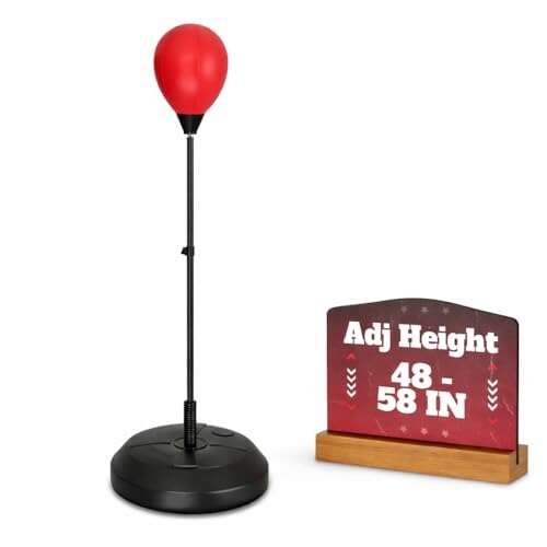 Adjustable Boxing Reflex Bag with Stand – Beginner Training...