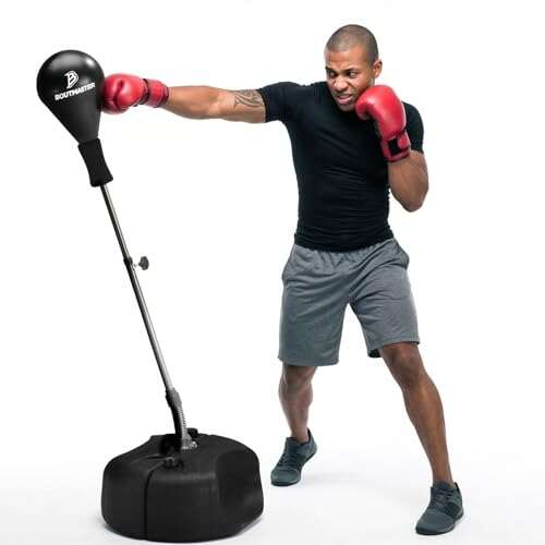 TechTools Punching Bag with Stand, Boxing Bag Height...