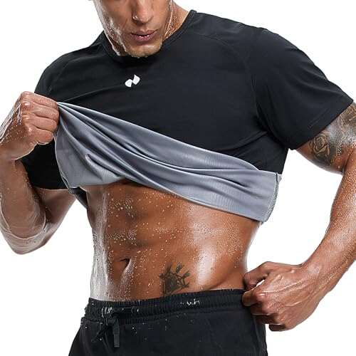 HOTSUIT Sauna Shirt for Men Weight Loss Heat Trapping Vest