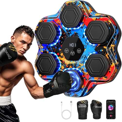 Music Boxing Machine, Smart Bluetooth Boxing Machine Wall...