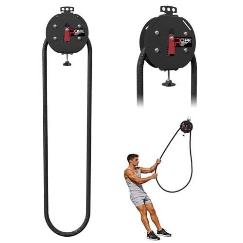 Endless Rope Trainer for Home Gym, Portable Full Body...