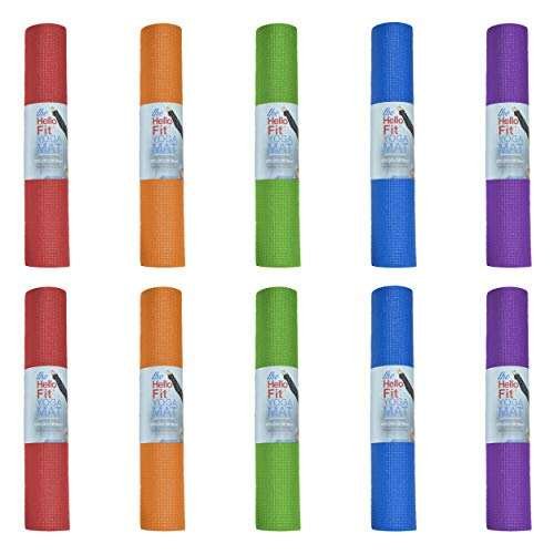 Hello Fit 10-Pack Yoga Mat, 68