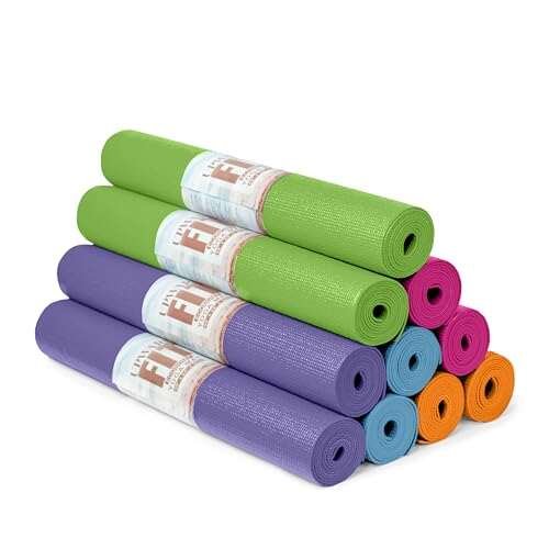 Upward Fit 10-Pack Economy Yoga Mat, 68
