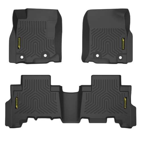 PIT66 TPE Floor Mats Cargo Liners Fit 4Runner GX460