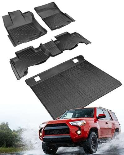 for Toyota 4 Runner All Weather Floor Mats 2013-2024