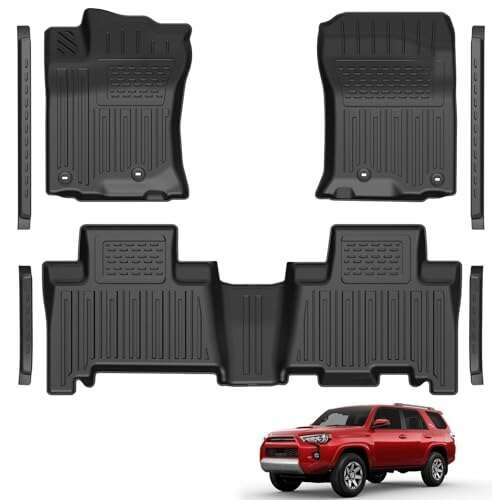 LUMWAY Floor Mats for 2013-2024 Toyota 4Runner All Weather...