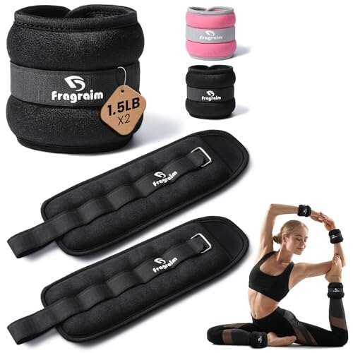 Ankle Weights, 1.5 Lbs X 2 Wrist Arm Leg