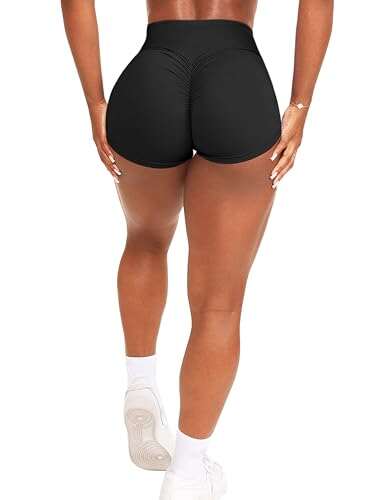 OZICERD Scrunch Butt Gym Shorts High Waisted Workout Biker