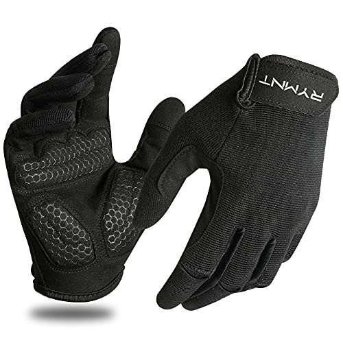 RYMNT Full Fingers Workout Gloves for Women and Men,...