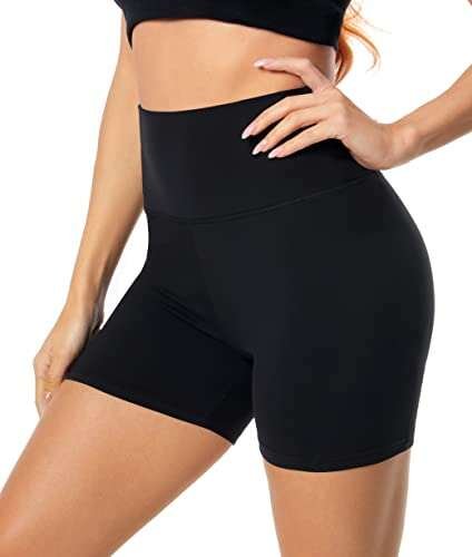 FULLSOFT High Waisted Biker Shorts for Women-5