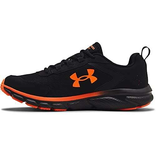 Under Armour Men's Charged Assert 9, Black/Blaze/Orange,...