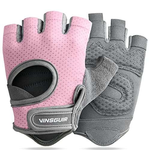 VINSGUIR Workout Gloves for Women and Men, for...