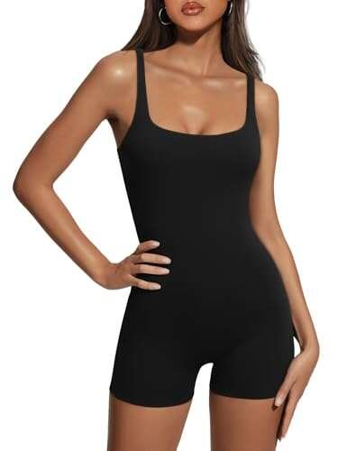 AUTOMET Womens Flattering Shaping Slimming Jumpsuit...
