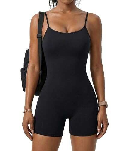 MERYOSZ Workout Jumpsuits for Women Seamless One Piece...
