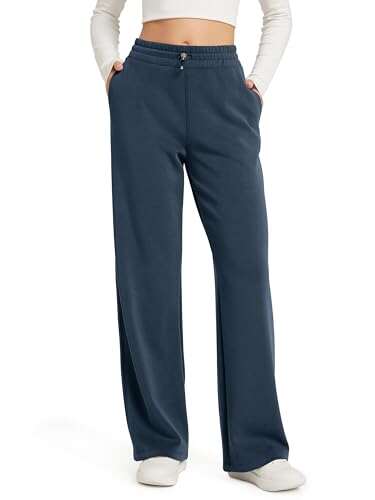 ODODOS Women's Modal Soft Wide Leg Pants with Pockets...