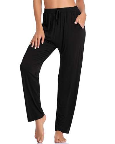 OLIKEME Womens Yoga Pants Loose Comfy Casual Wide Leg