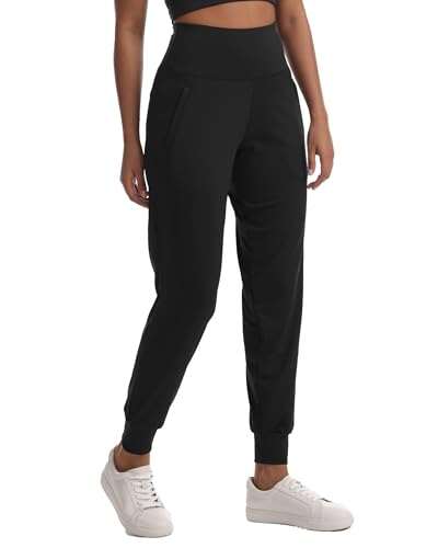 Women's Joggers with Pockets Lightweight - High Waisted...