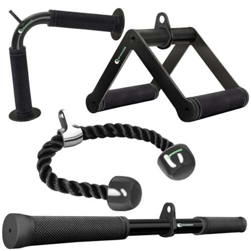 Cable Machine Attachment Set LAT Pulldown Attachments Home...
