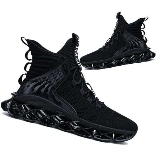 Hello MrLin Men's Running Shoes Non Slip Athletic Blade Type