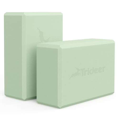 Trideer Yoga Block, Soft Non-Slip Surface Premium Foam...