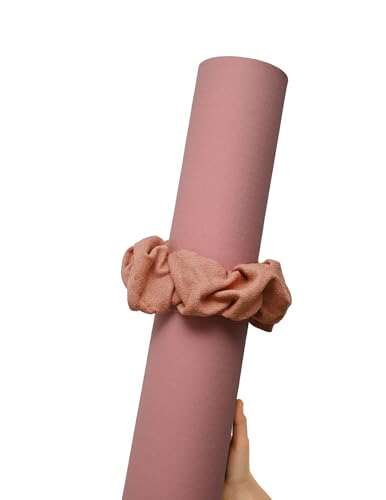 Yoga Mat Scrunchie - Holds Your Yoga Mat Soft Pink