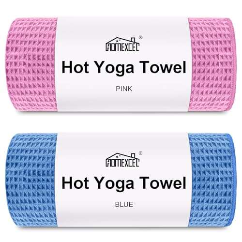 HOMEXCEL Hot Yoga Towels 2 Pack, (26.5