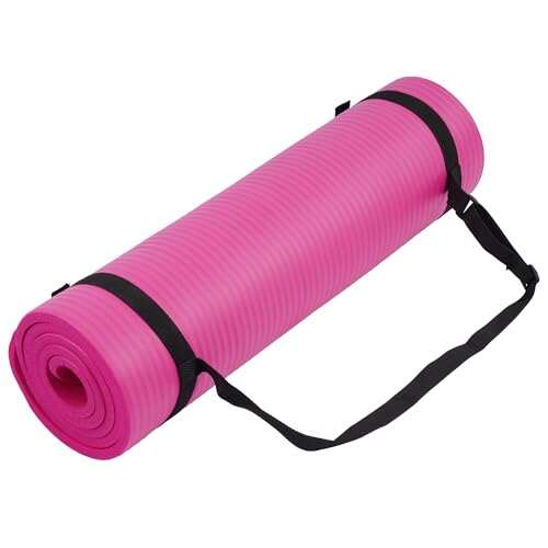 Fitvids 1/2-Inch Thick High Density Foam Exercise Yoga Mat...